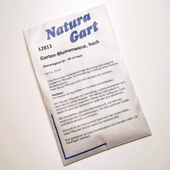Garten-Blumenwiese hoch, für 25 m² 