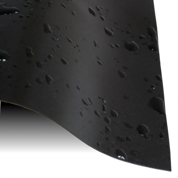 Teichfolie, NaturaGart-PE, 0,5 mm, schwarz, Rollenware, 4 m breit 