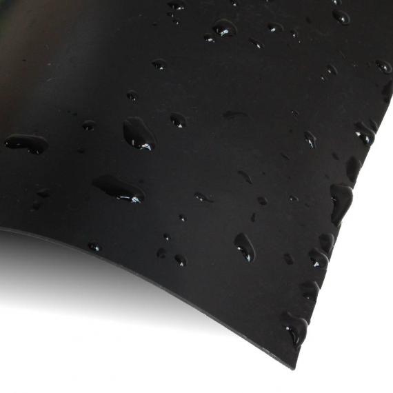 Teichfolie, NaturaGart-PE, 1,0 mm, schwarz, Rollenware, 4 m breit 