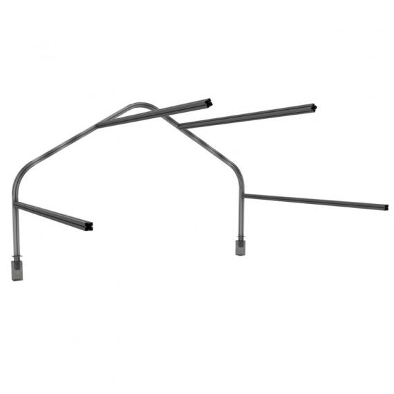 Tunnelbogen 60°, Aluminium blank, Sträucher Anbaufeld 