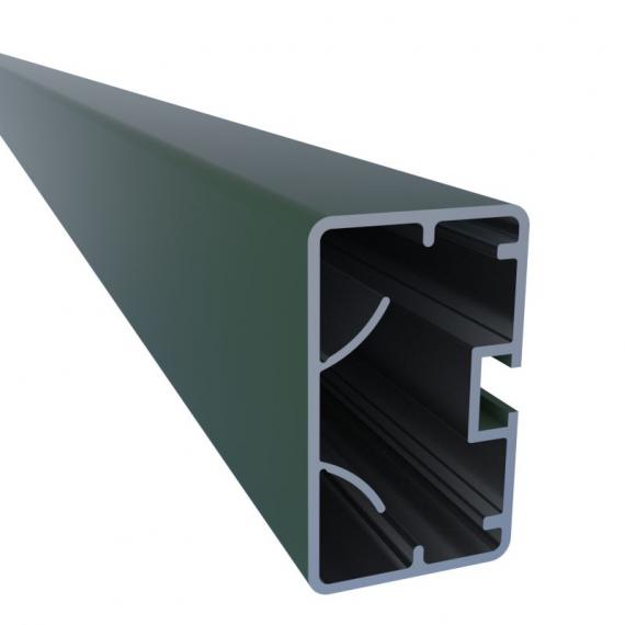 Aluprofil 30 x 50 mm, 1-Nut Tannengrün RAL 6009 | 125 cm