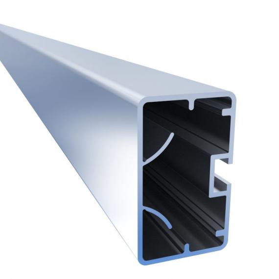 Aluprofil 30 x 50 mm, 1-Nut Alu blank | 125 cm