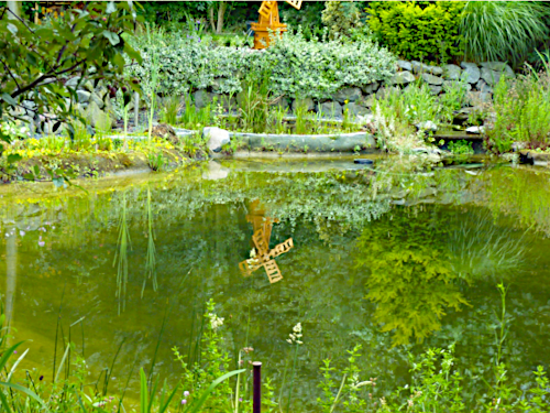 Klimaschutzpreis 2012 geht an die Firma indialogo Hoepner GbR aus Jülich u.a. für eine naturnahe NaturaGart Teichanlage