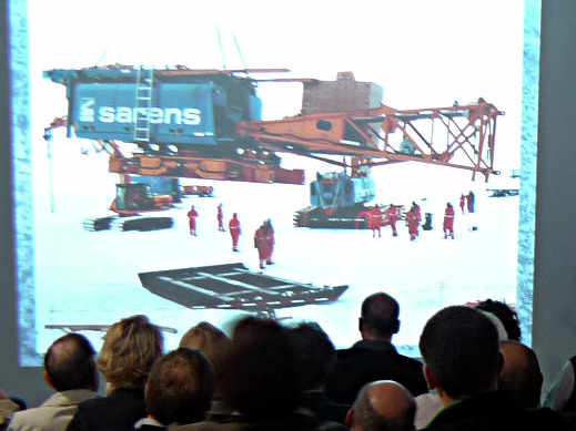 Die FS Polarstern legte am 16.06.2012 bei NaturaGart an!