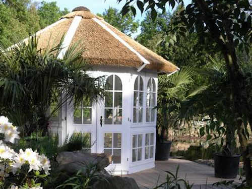 NaturaGart-Classica Pavillons aufgebaut