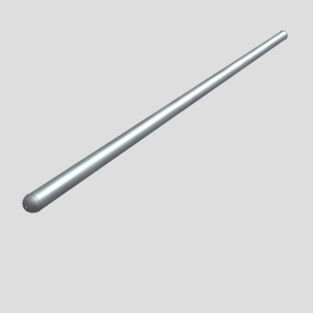 Artikelbild 1 des Artikels “Handlauf-Rohr, mit Endstopfen 1,45 m“