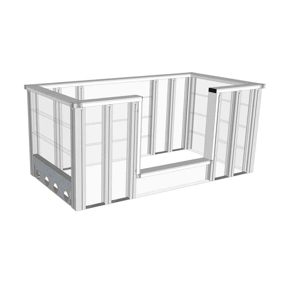 Artikelbild 1 des Artikels “Filterstation, Alu-Rahmen 200 x 100 x 100 cm “