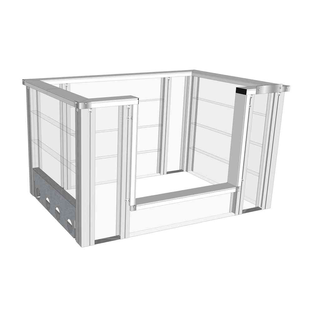 Artikelbild 1 des Artikels “Filterstation, Alu-Rahmen 150 x 100 x 100 cm “