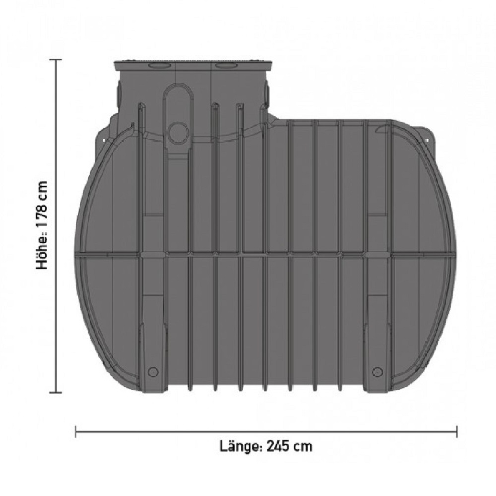 Artikelbild 2 des Artikels “Zisterne Rundtank, 3.000 Liter “