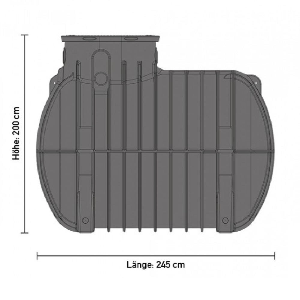 Artikelbild 2 des Artikels “Zisterne Rundtank, 4.000 Liter “