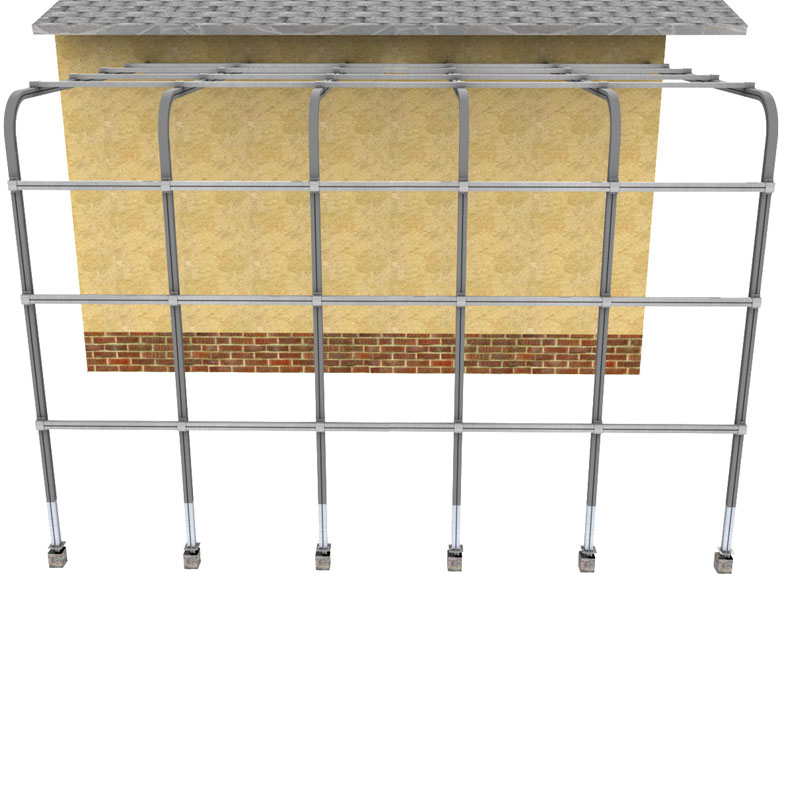 Artikelbild 2 des Artikels “Pergola 4 x 3 m 90°, Alu blank “