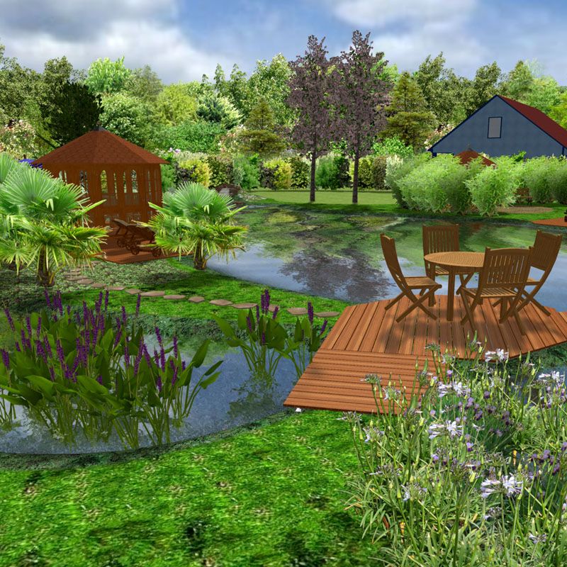 Artikelbild 2 des Artikels “Schwimmteich 400 m³, bessere Bauweise mit Teichfolie Premium Grün, 1,0mm“