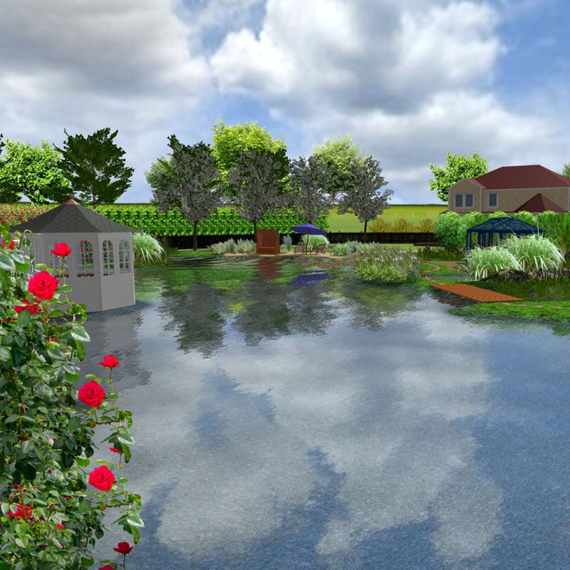 Artikelbild 2 des Artikels “Schwimmteich 600 m³, preiswerte Bauweise “