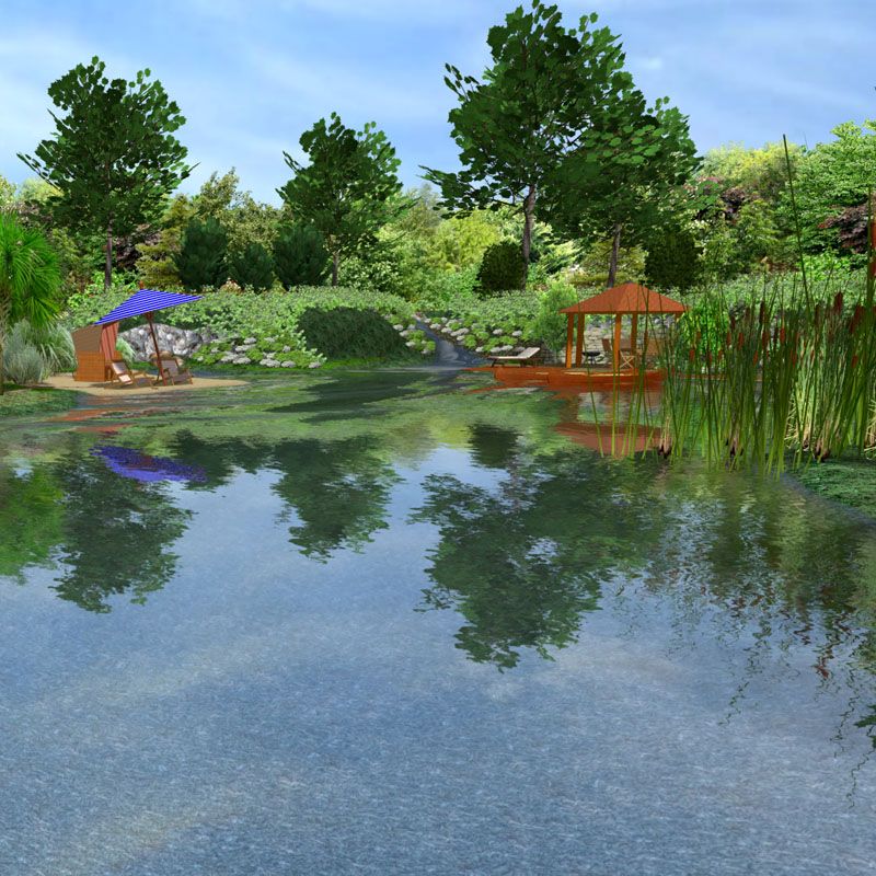 Artikelbild 2 des Artikels “Schwimmteich 800 m³, bessere Bauweise “