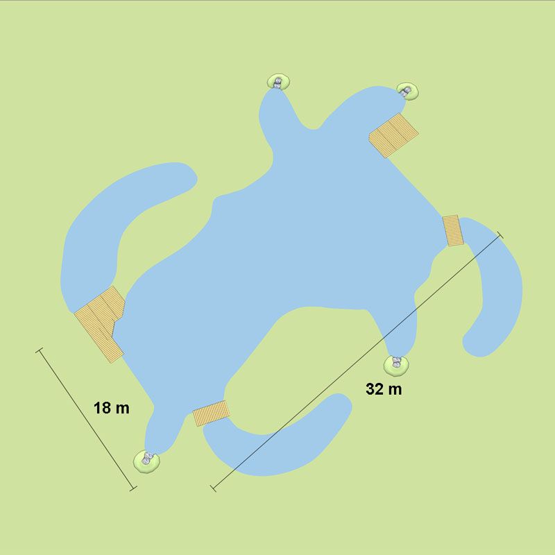 Artikelbild 2 des Artikels “Schwimmteich 800 m³, sicherste Bauweise mit Teichfolie Standard+, 1,0mm, schwarz“