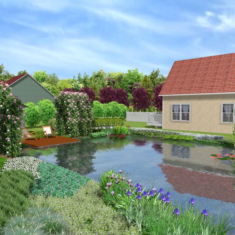 Artikelbild 2 des Artikels “Naturteich "Paradies", preiswerte Bauweise mit Teichfolie Premium Grün, 1,5mm“