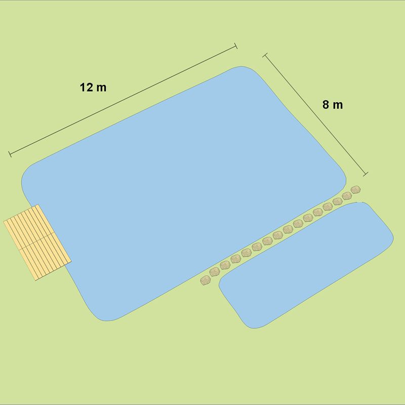 Artikelbild 2 des Artikels “Stabiler Fischteich, bessere Bauweise mit Teichfolie Premium Grün, 1,5mm“