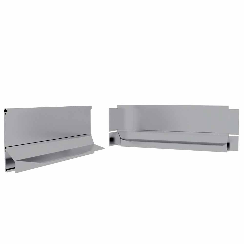 Artikelbild 3 des Artikels “Dachrand-Ecke aus Aluminium, 30 cm, Außenecke inkl. Gummilippe & Fugenblechen “