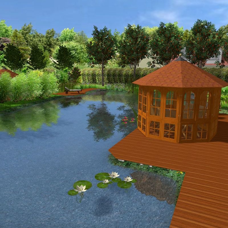 Artikelbild 3 des Artikels “Schwimmteich 400 m³, preiswerte Bauweise “