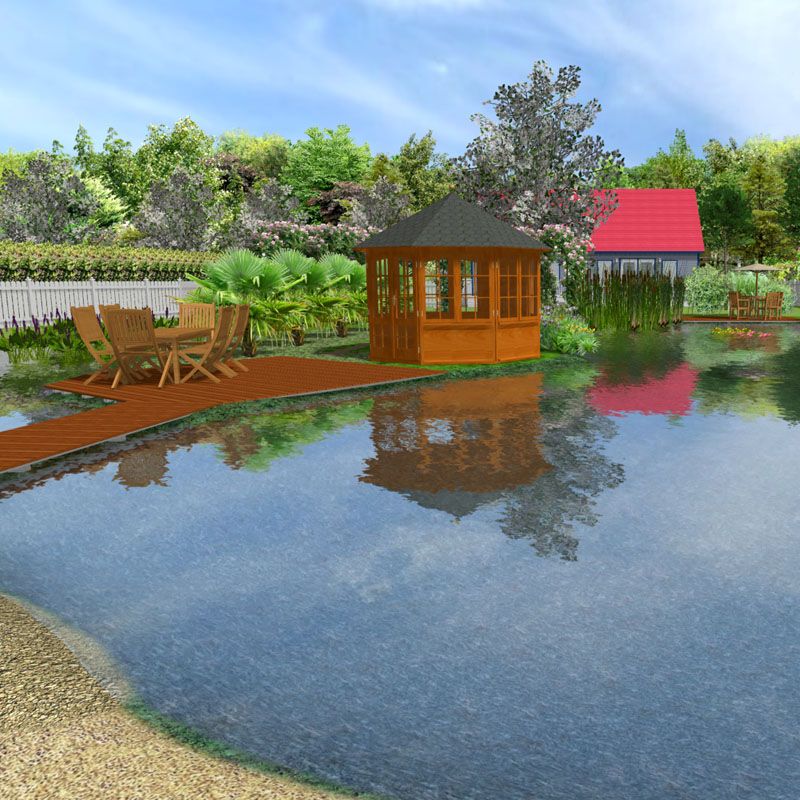 Artikelbild 3 des Artikels “Schwimmteich 500 m³, preiswerte Bauweise “