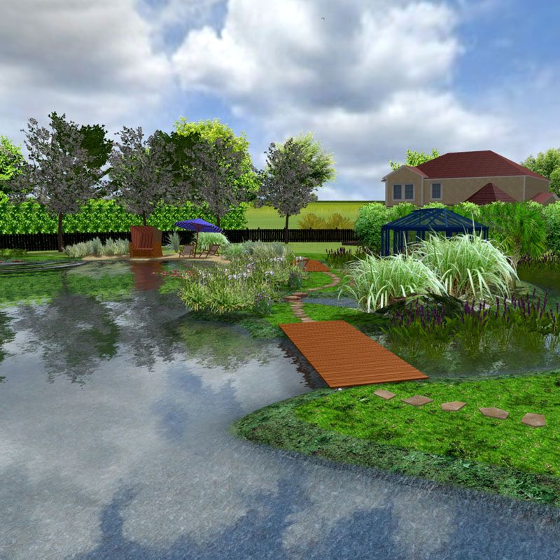 Artikelbild 3 des Artikels “Schwimmteich 600 m³, preiswerte Bauweise “