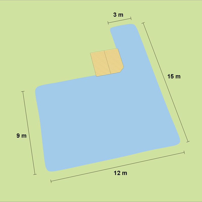 Artikelbild 3 des Artikels “Naturteich "Paradies", preiswerte Bauweise mit Teichfolie Premium Grün, 1,5mm“