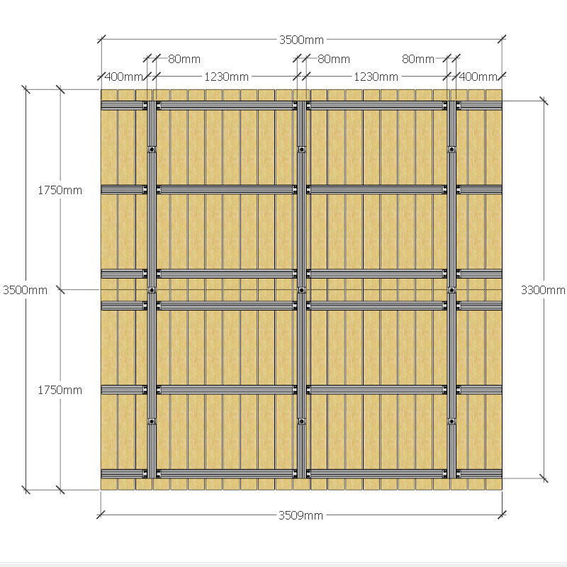 Artikelbild 4 des Artikels “Steg 350 cm x 350 cm “