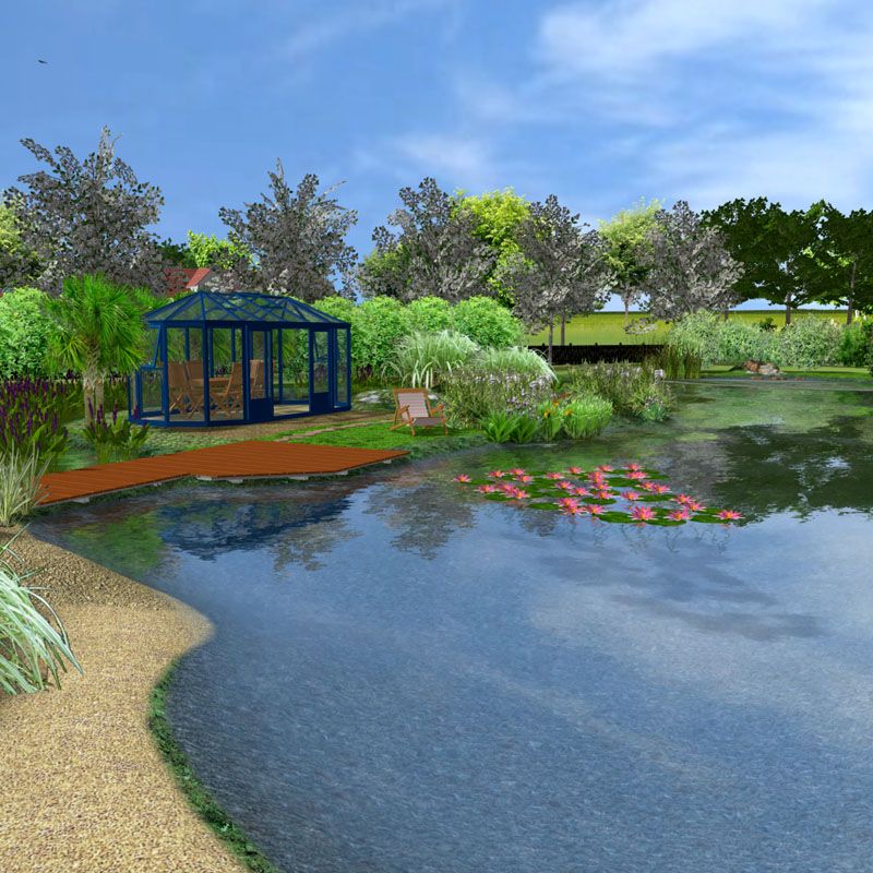 Artikelbild 4 des Artikels “Schwimmteich 600 m³, sicherste Bauweise mit Teichfolie Premium Grün, 1,0mm“