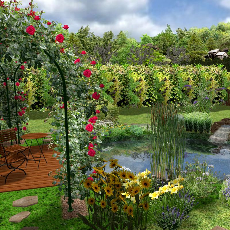 Artikelbild 4 des Artikels “Kleinfisch-Teich, preiswerte Bauweise “