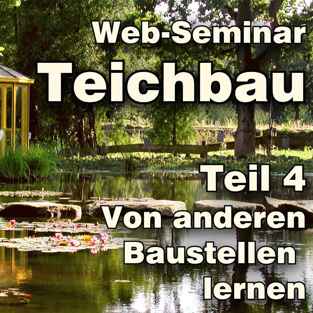 Artikelbild 5 des Artikels “Web-Seminar Teichbau “