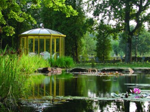 Gartenteich im NaturaGart Park Ibbenbüren