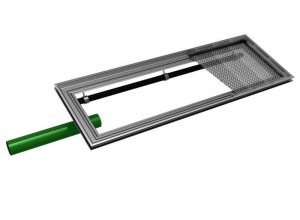 Sediment Falle - der Halterahmen