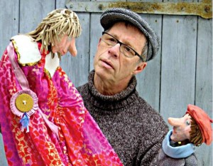 Puppenspieler mit Puppen