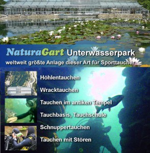 Der einmalige NaturaGart Unterwasserpark bietet ein unvergessliches Taucherlebnis