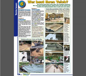 Für alle, die noch in der Ideen-Sammlungs-Phase sind, eignet sich die Teich-und Gartenmesse. Jeweils eine der Messen findet im Frühjahr und Herbst statt. Der Katalog zeigt alle Termine.