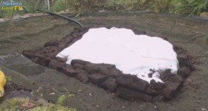 Der Moorteich wird geflutet