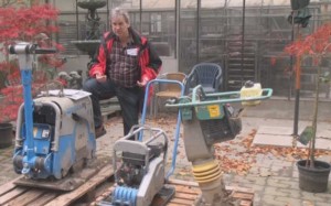 Baumaschinen für Teichbau