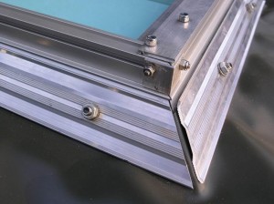 Detailansicht des Teichfenster Profils