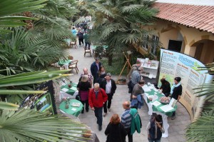 Zufriedene Besucher beim Teichtreff am 13. September 2014