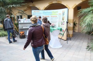 Die Anlaufstelle für Anmeldung zu den Vorträgen zur Teichsanierung